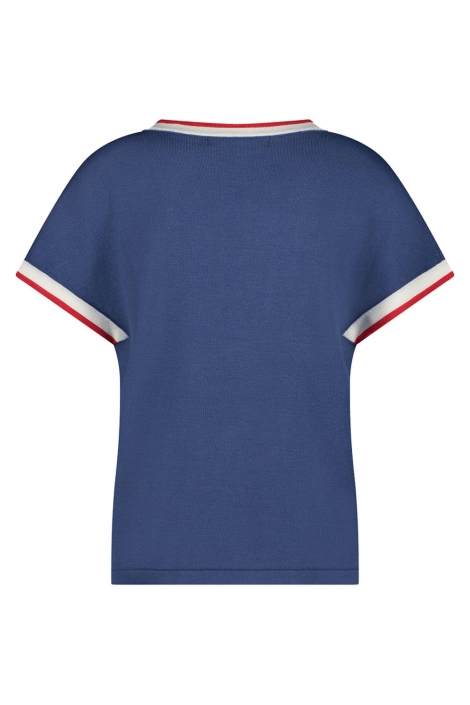 Red Button jerry vneck striped rib
